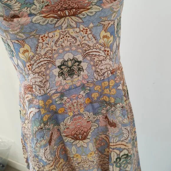 Zimmermann Rebellious style Tak mid-length floral print halter dress - Picture 9 of 11